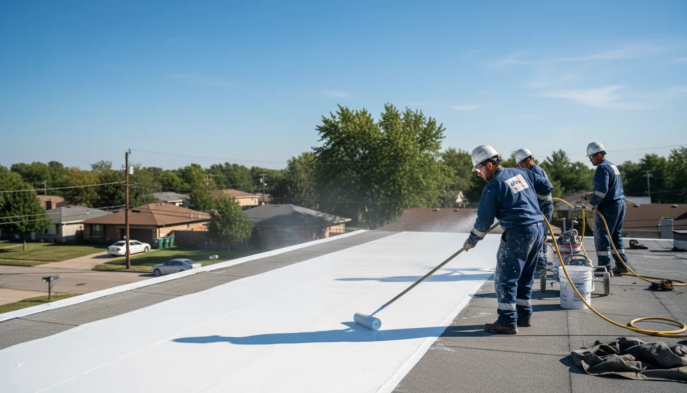 Commercial roof coating in Docena, AL near me